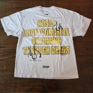 Civil Regime "Roses From Concrete" Graphic Tee - White - Large